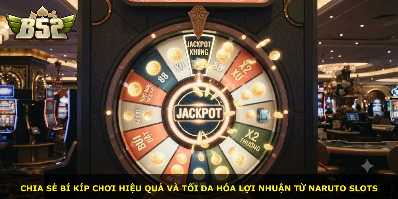 Chia sẻ bí kíp chơi hiệu quả và tối đa hóa lợi nhuận từ Naruto slots