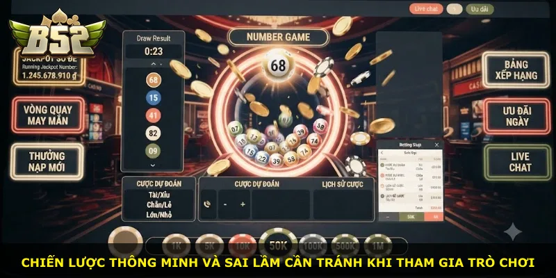 Chiến lược thông minh và sai lầm cần tránh khi tham gia trò chơi