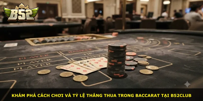 Khám phá cách chơi và tỷ lệ thắng thua trong Baccarat tại B52Club