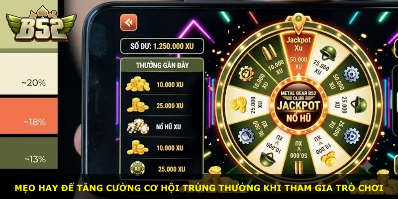 Mẹo hay để tăng cường cơ hội trúng thưởng khi tham gia trò chơi