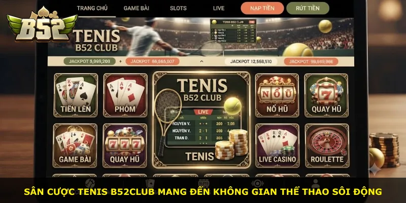 Sân cược Tenis B52Club mang đến không gian thể thao sôi động