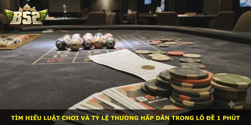 Tìm hiểu luật chơi và tỷ lệ thưởng hấp dẫn trong lô đề 1 phút